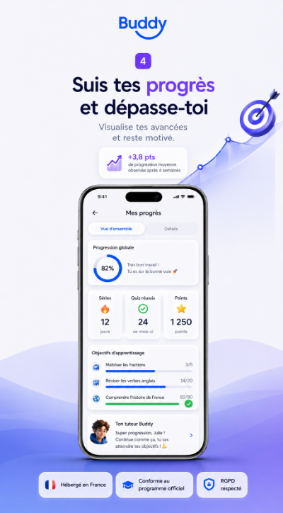 Buddy — Suis tes progrès et dépasse-toi